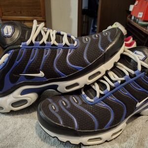 Nike Air Max Plus TN Black Racer Blue mens size 10